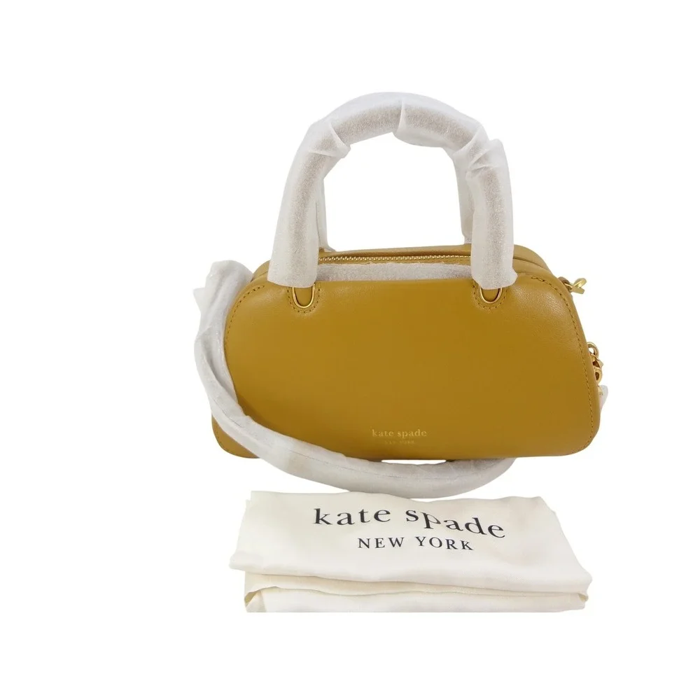 Kate Spade Grace Mini East West Crossbody Bag Curry Leather KL576 NEW